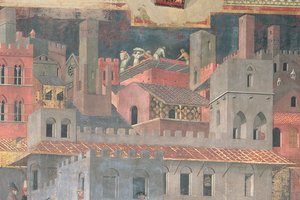 Buon governo in città, 1338-40 (dettaglio)
